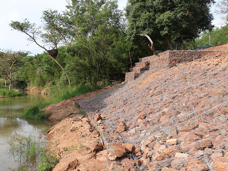 Riverbank Protection Gabion Design