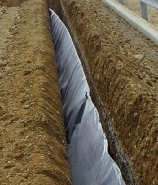 Findrains being installed by Eco engineering