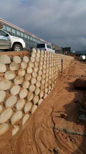 gravity-block-system-slope-stability