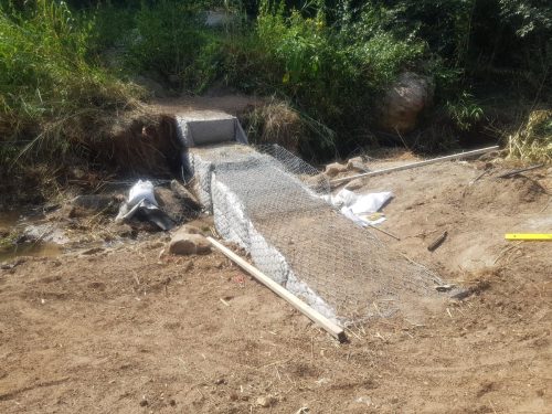 Gabion Check Dam Erosion Control