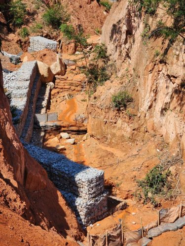 Gabion Erosion Protection Wall